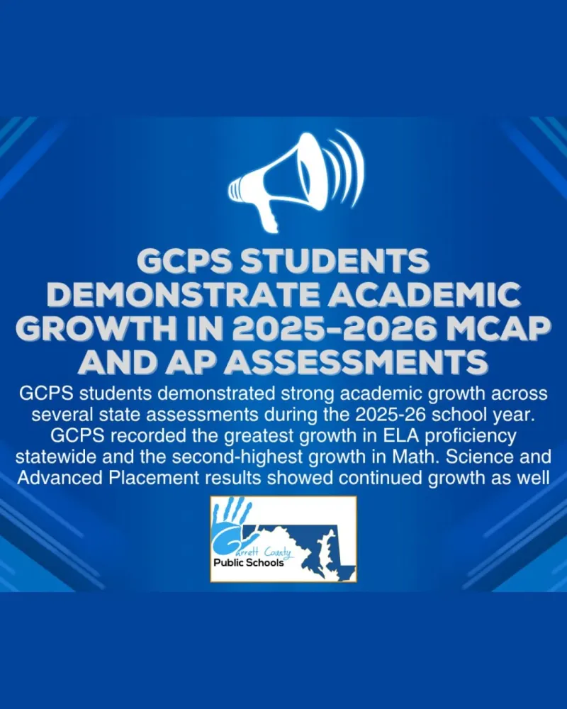 Garrett County Public School Students Demonstrate Academic Growth in 2025-2026 MCAP and AP Assessments