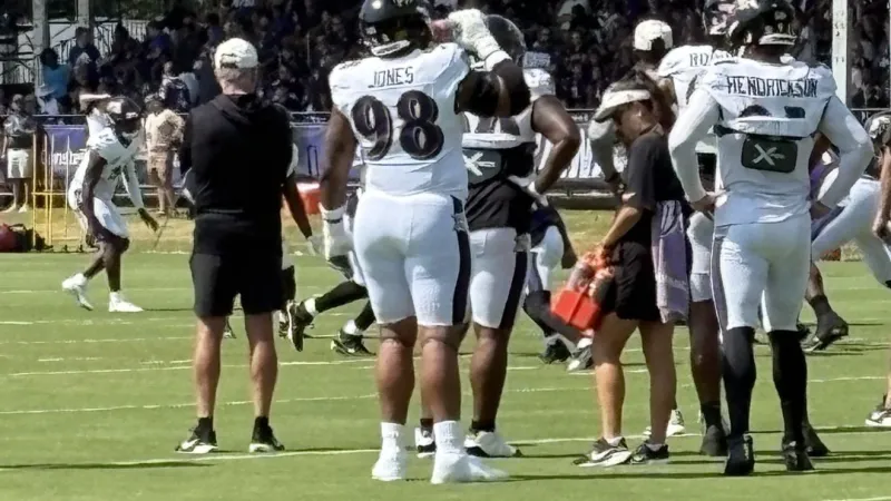 Ravens WR Flowers (quad) returns to practice and DL Jones off PUP list