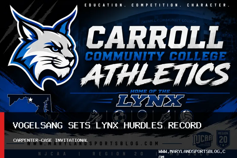 Carroll Lynx Track and Field: Caroline Vogelsang Sets Women's 400-Meter Hurdles Record After Rerun