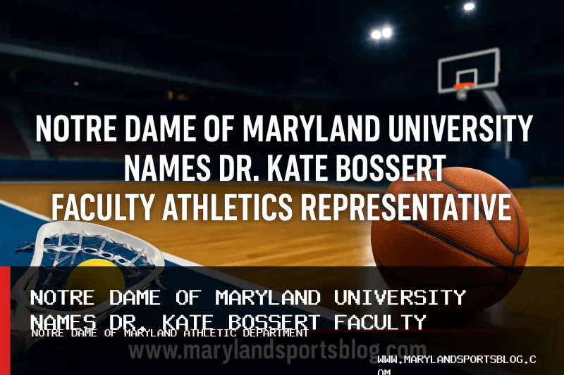 Notre Dame of Maryland University Names Dr. Kate Bossert Faculty Athletics Representative