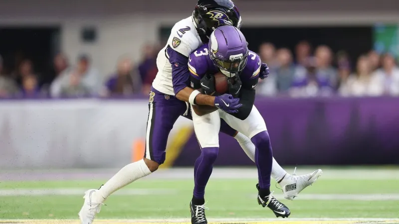 Ravens CB Nate Wiggins misses practice after injury; no WR Rashod Bateman again