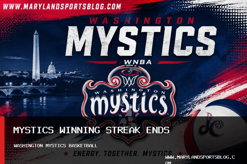 Washington Mystics' Seven-Game Winning Streak Ends Against Las Vegas Aces