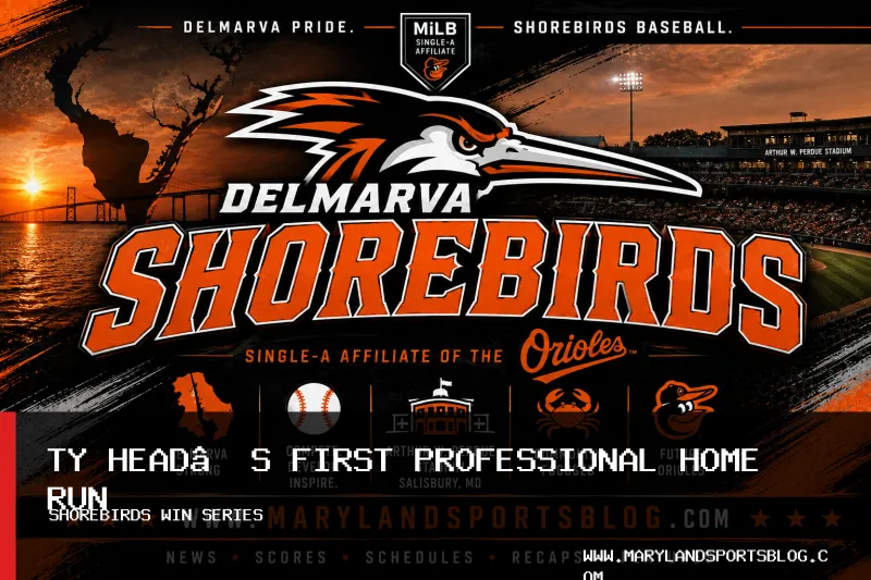 Delmarva Shorebirds Beat Salem RidgeYaks 8-5 as Ty Head Hits First Professional Home Run