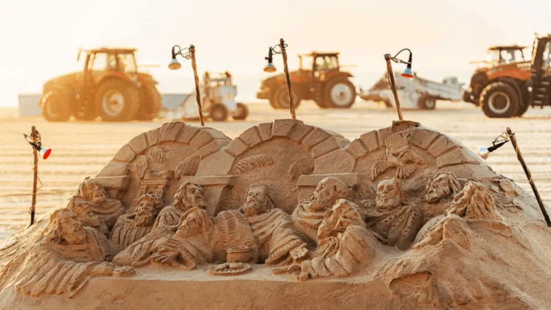 SUN: Ocean City's 'sand farmers' make a trashed beach look like magic