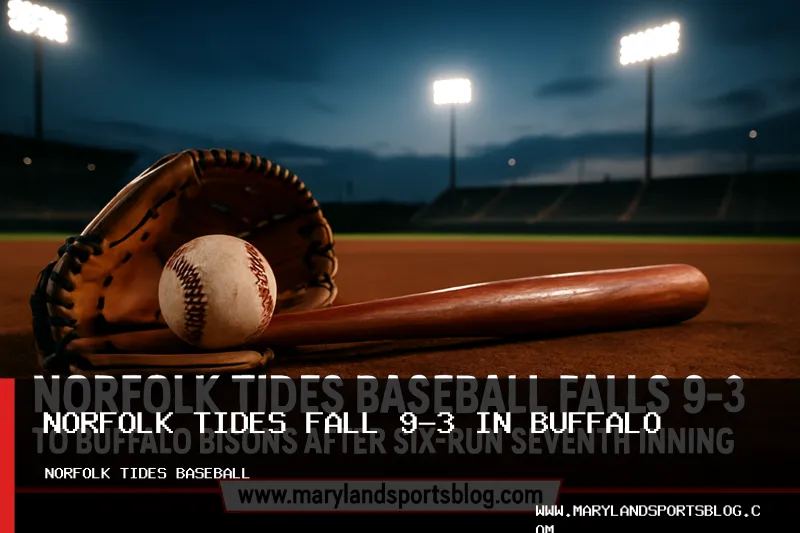 Norfolk Tides Baseball Falls 9-3 to Buffalo Bisons After Six-Run Seventh Inning