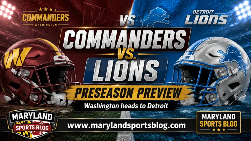 Commanders Head to Detroit for Preseason Test Against Lions