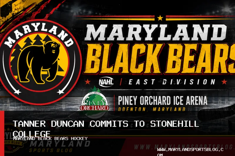 Maryland Black Bears Hockey Forward Tanner Duncan Commits to Stonehill College After 75-Point NAHL Season