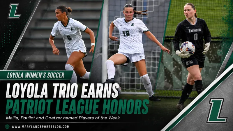 Three Loyola Women's Soccer Players Earn Patriot League Weekly Honors