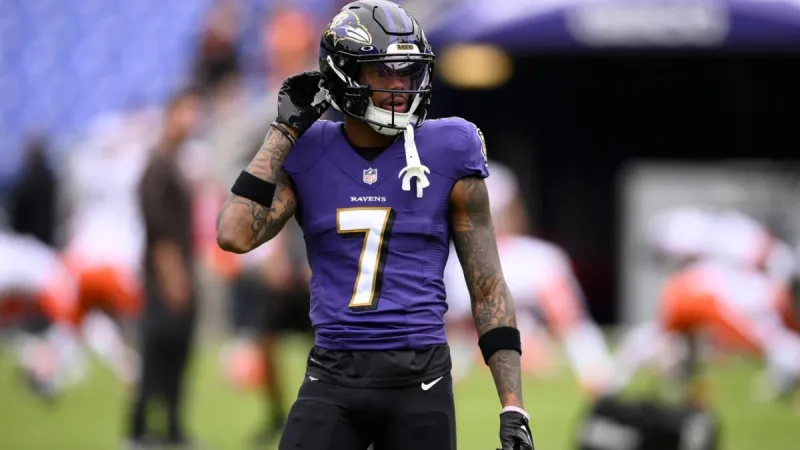 Ravens Wide Receiver Rashod Bateman Arrested on Family Violence Charges