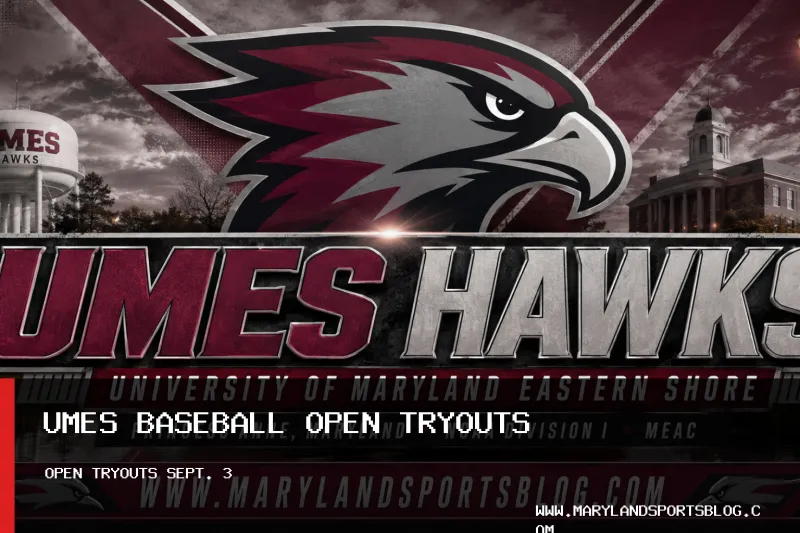 University of Maryland Eastern Shore Men's Baseball Program to Hold Open Tryouts Sept. 3