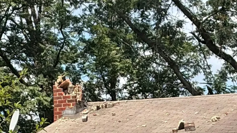 Lightning strike causes $25,000 in damage to Fort Washington home