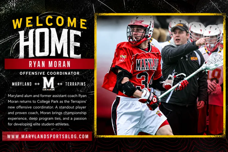 Maryland Brings Ryan Moran Home as Men's Lacrosse Offensive Coordinator