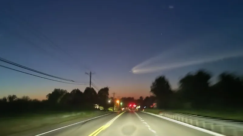 DID YOU SEE IT? SpaceX rocket launch lights up skies across the DMV