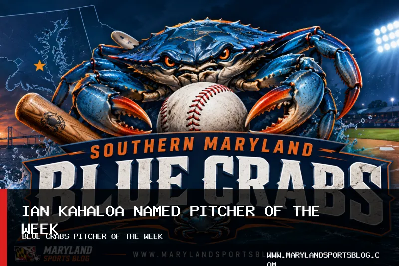 Southern Maryland Blue Crabs' Ian Kahaloa Named Atlantic League Pitcher of the Week