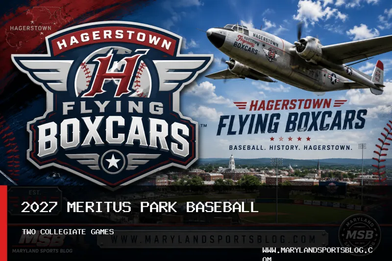 Hagerstown Flying Boxcars Add Two Men's Collegiate Baseball Games to 2027 Meritus Park Slate