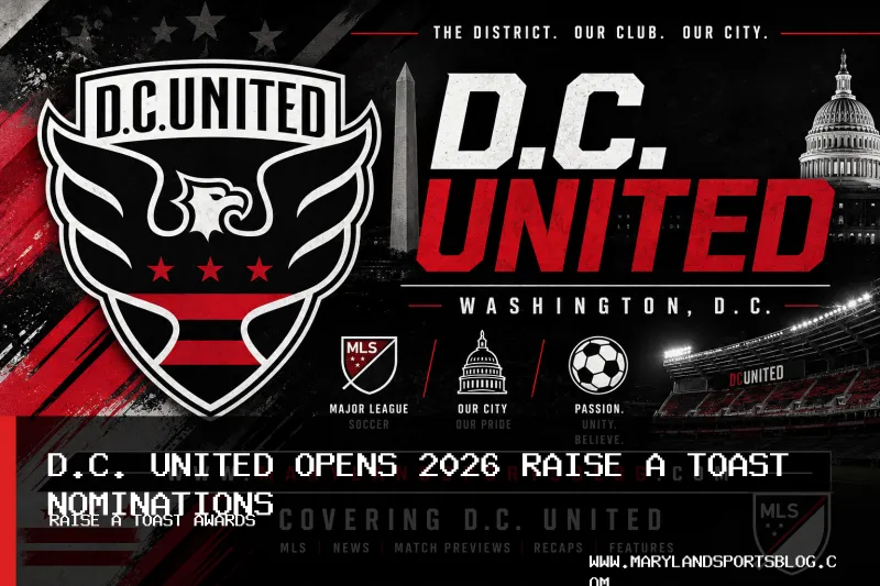 D.C. United Opens Nominations for 2026 Raise a Toast Awards for DMV Changemakers