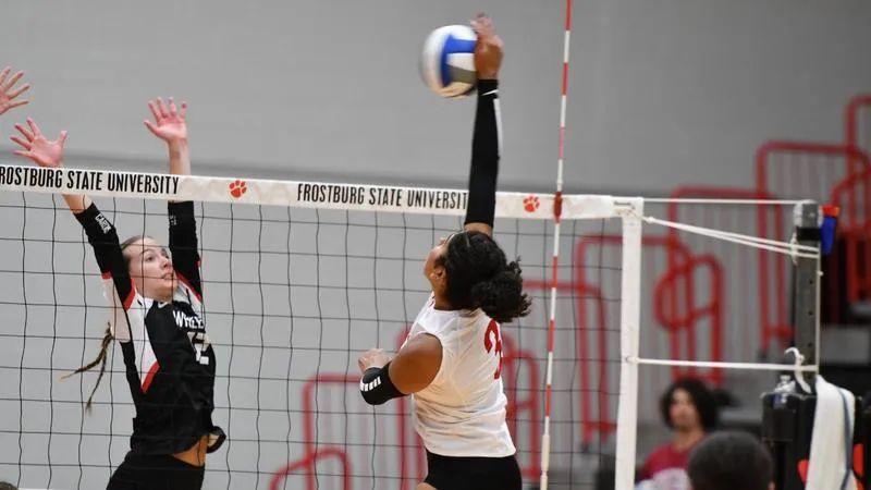 Davis Marks First Frostburg Victory in Volleyball's Season-Opening Split