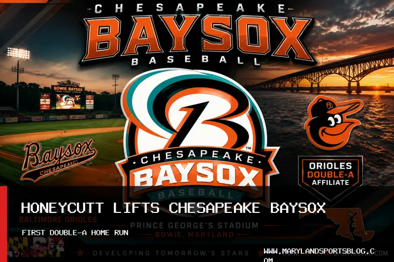 Chesapeake Baysox Defeat Harrisburg Senators 9-7 as Vance Honeycutt Hits First Double-A Home Run
