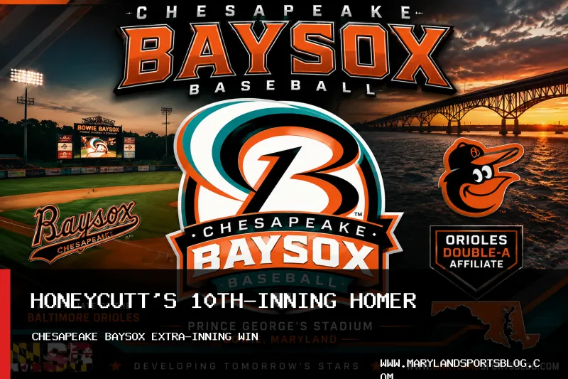 Chesapeake Baysox Beat Harrisburg Senators 9-7 Behind Vance Honeycutt's First Double-A Home Run