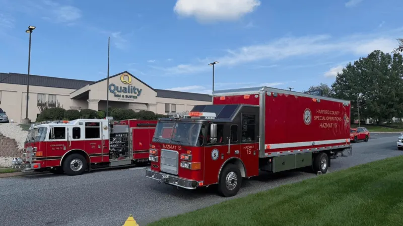 Crews respond to two separate mercury spills in Maryland on Friday