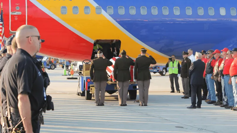 BWI Airport welcomes home fallen WWII pilot, 83 years after his death