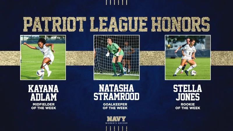 Trio of Mids Earn Patriot League Weekly Honors