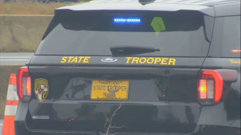 Overturned tractor-trailer involved in I-95 crash in Prince George's County
