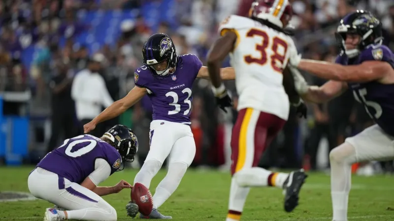 Ravens bludgeon Commanders 41-3 in preseason finale, Tyler Loop misses 2 more field goals