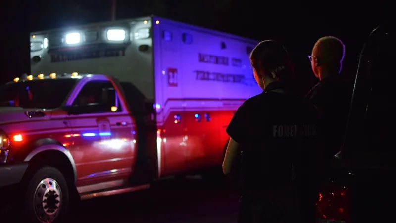 Baltimore police investigate report of a shooting near Morgan State University