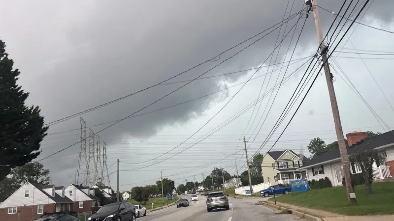 Over 1,200 people without power after storms hit Maryland