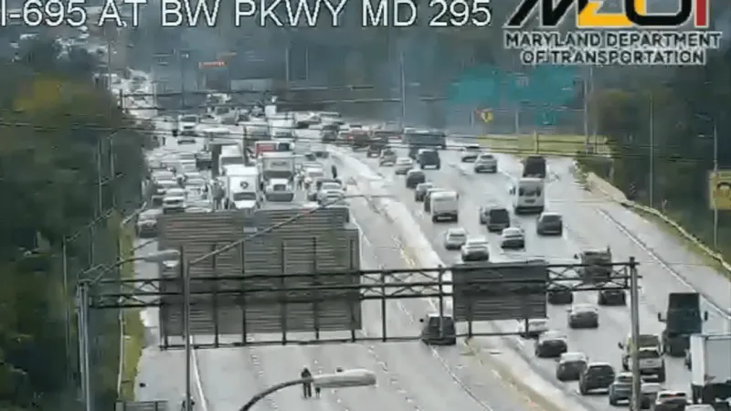 All lanes of I-695 in Baltimore County reopen after police activity