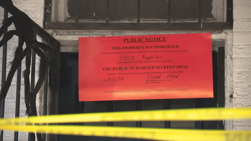 Baltimore rowhome fire renews concerns about squatters in vacant buildings