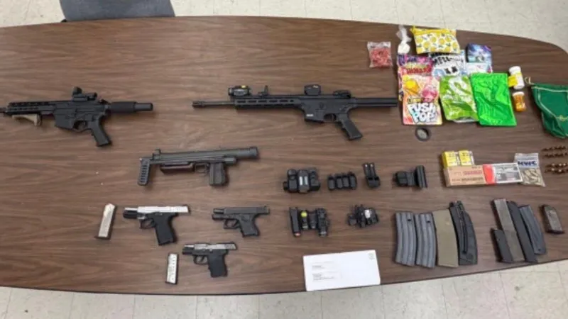 4 people arrested for guns, exhibition driving in Baltimore's Entertainment District