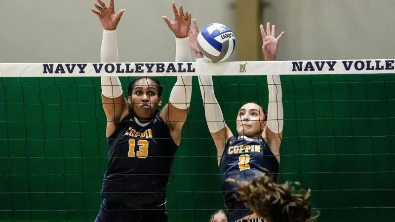 Volleyball Breaks School-Record for Blocks But Falls Twice in Five Sets