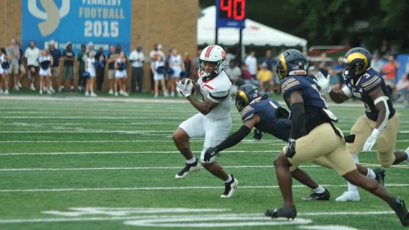 Second Half Comeback Falls Short in Football Season Opening Loss to Rams