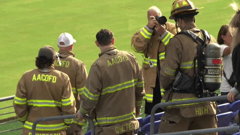 Firefighters honor 9/11 victims with stair climb at M&T Bank Stadium