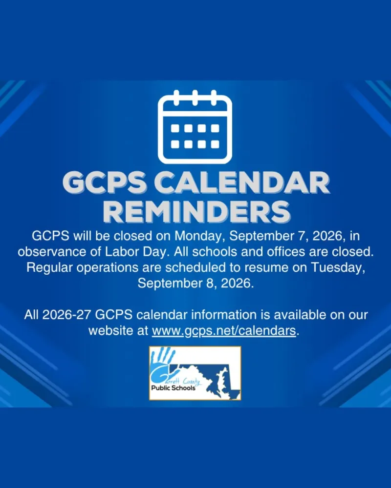 GCPS Calendar Reminder: GCPS Closed on Labor Day