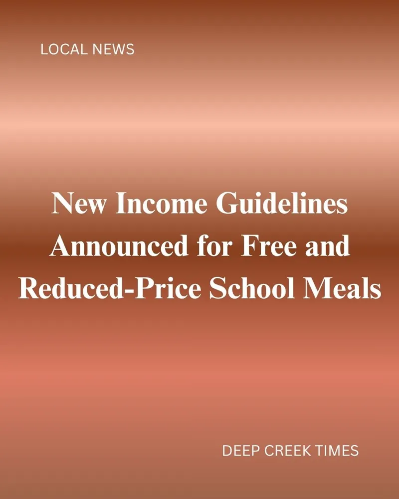 New Income Guidelines Announced for Free and Reduced-Price School Meals