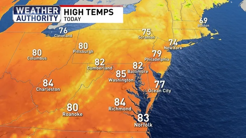 Beautiful weather continues for the holiday weekend in Maryland