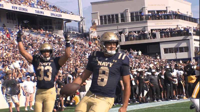 Navy Rolls Past Towson, 42-15
