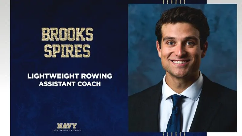 Brooks Spires Announced as Navy Lightweight Rowing Assistant Coach