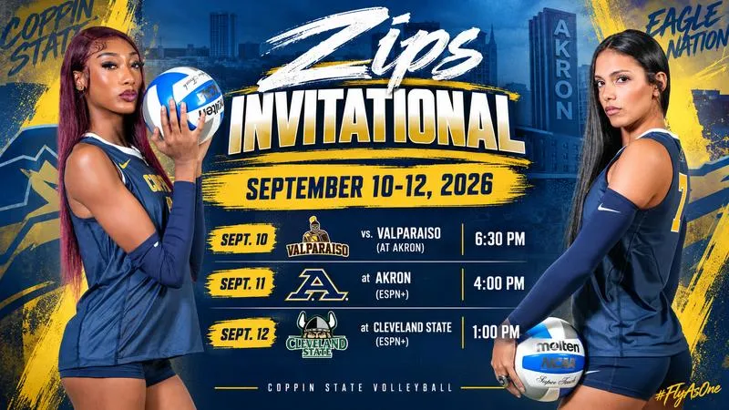 Volleyball Heads West for Zips Invitational on September 10-12