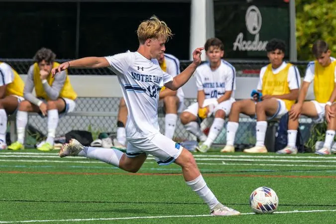 Men's Soccer Downs Carlow 2-1 for First Win of Season