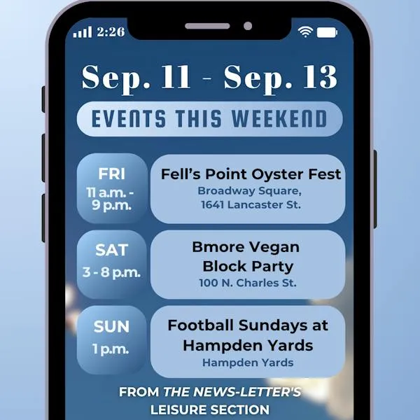 Events this weekend (Sept. 11-13)