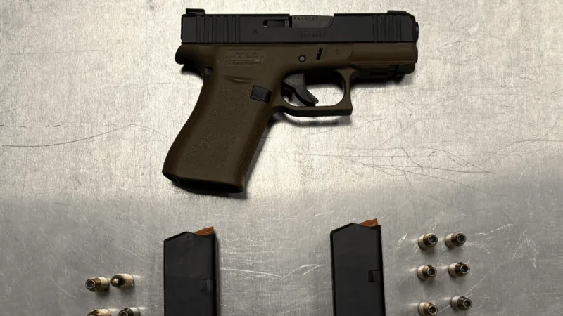 Man arrested after traffic stop in Glen Burnie leads to seizure of 9mm Glock handgun