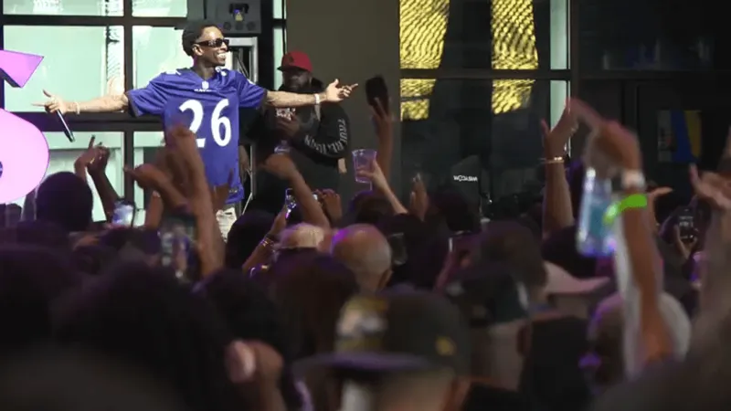 PHOTOS: Ravens host watch party at M&T Bank Stadium featuring Soulja Boy performance