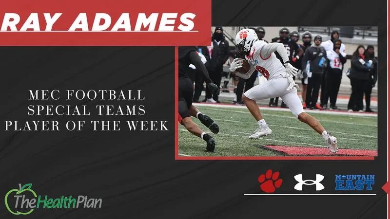 Adames Named Football Special Teams Player of the Week