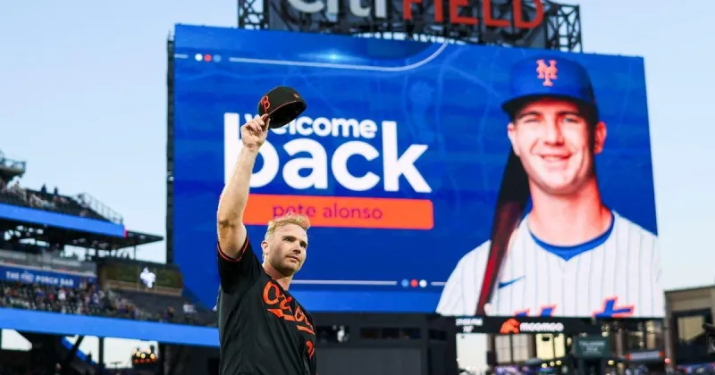 Pete Alonso gets hero's welcome in return to Citi Field, Orioles edge Mets