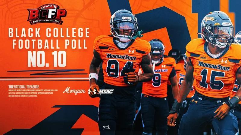 Morgan State Enters Black College Football Poll at No. 10