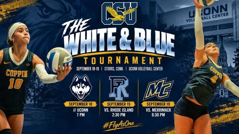 Volleyball Travels for UConn's For The White & Blue Tournament & Tilt at New Haven